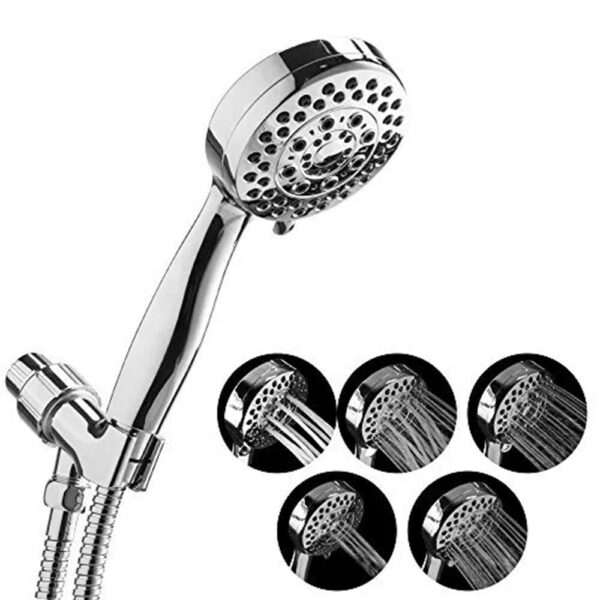 5 Functional High Pressure Portable Spray Shower Head